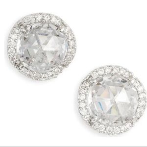 Kate Spade Crystal Round Stud Earrings